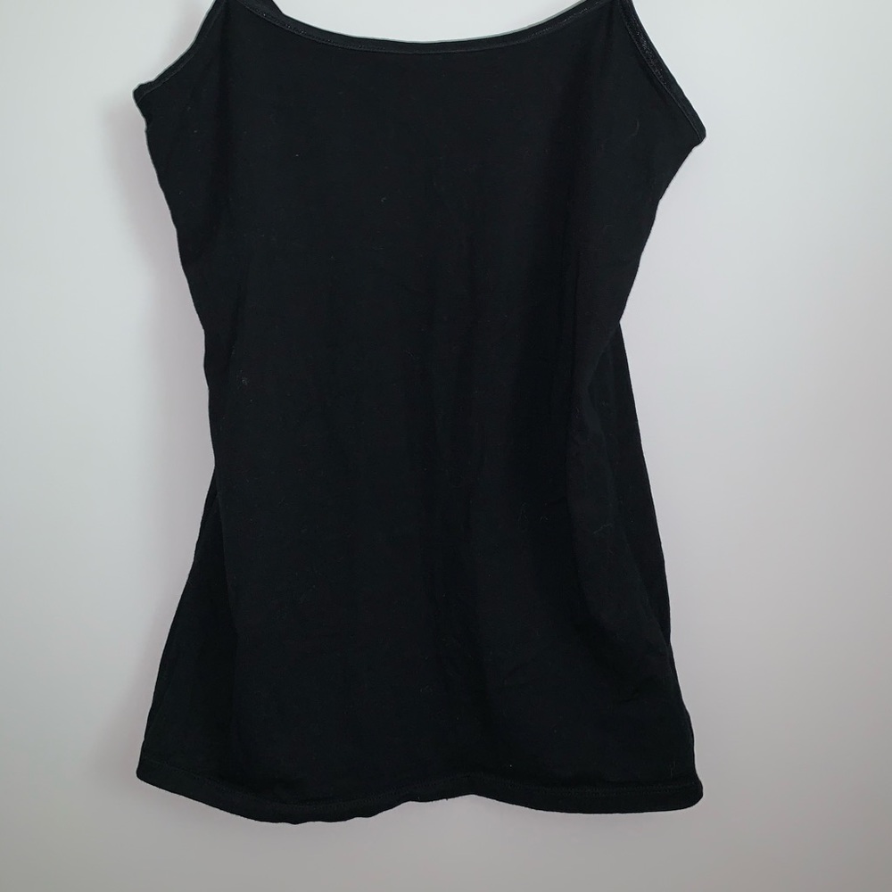 Black tank top